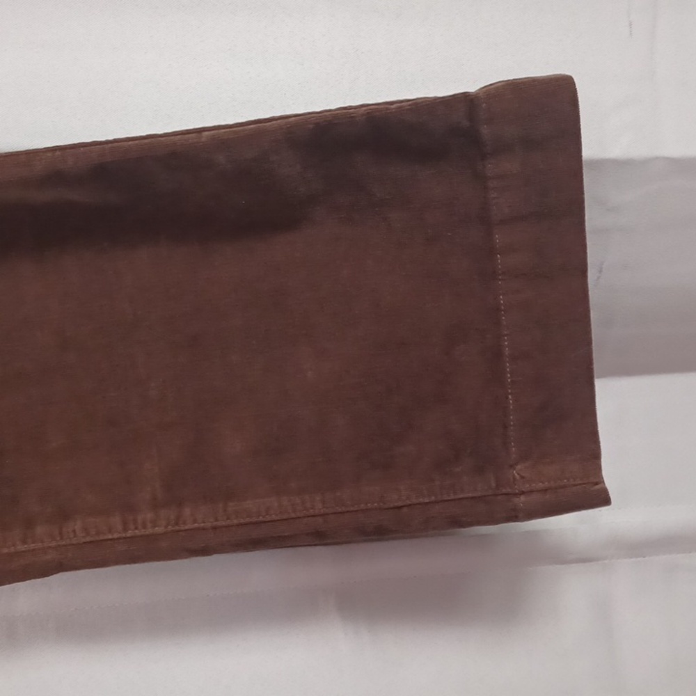 Flamingals Brown Corduroy High Rise Straight/Wide Leg Pants Made For Curves New - Picture 8 of 15